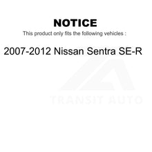 Load image into Gallery viewer, Front Rear Disc Brake Rotors Kit For 2007-2012 Nissan Sentra SE-R