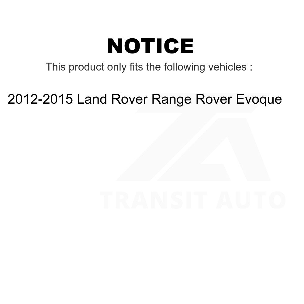 Front Rear Disc Brake Rotors Kit For 2012-2015 Land Rover Range Evoque