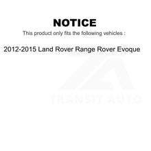 Charger l&#39;image dans la galerie, Front Rear Disc Brake Rotors Kit For 2012-2015 Land Rover Range Evoque