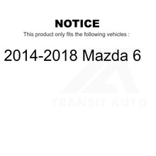 Load image into Gallery viewer, Front Rear Disc Brake Rotors Kit For 2014-2018 Mazda 6