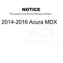 Charger l&#39;image dans la galerie, Front Rear Disc Brake Rotors Kit For 2014-2016 Acura MDX