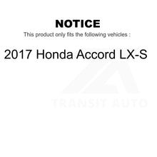 Load image into Gallery viewer, Front Rear Disc Brake Rotors Kit For 2017 Honda Accord LX-S