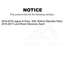 Load image into Gallery viewer, Front Rear Disc Brake Rotors Kit For Land Rover Discovery Sport Jaguar E-Pace