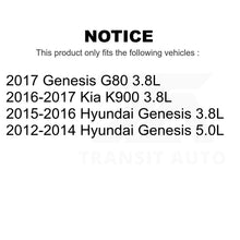 Load image into Gallery viewer, Front Rear Disc Brake Rotors Kit For Hyundai Genesis G80 Kia K900