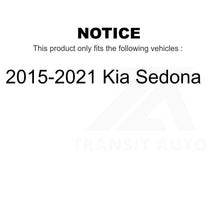 Charger l&#39;image dans la galerie, Front Rear Disc Brake Rotors Kit For 2015-2021 Kia Sedona