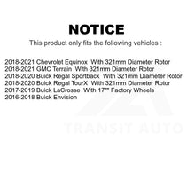 Charger l&#39;image dans la galerie, Front Brake Rotor Pair For Chevrolet Equinox GMC Terrain Buick Envision LaCrosse