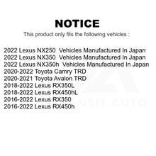 Load image into Gallery viewer, Front Brake Rotor Pair For Lexus RX350 RX450h Toyota RX350L Camry RX450hL Avalon