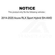 Charger l&#39;image dans la galerie, Front Rear Disc Brake Rotors Kit For 2014-2020 Acura RLX Sport Hybrid SH-AWD