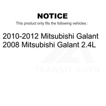 Load image into Gallery viewer, Front Disc Brake Rotors Pair For Mitsubishi Galant