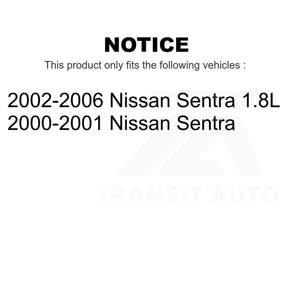 Rear Brake Drums Pair For Nissan Sentra