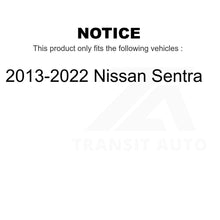 Charger l&#39;image dans la galerie, Rear Brake Drums Pair For 2013-2022 Nissan Sentra