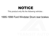 Charger l&#39;image dans la galerie, Kit de tambour de Rotor de frein avant et arrière, pour freins arrière Ford Windstar 1995 – 1998 