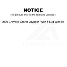 Charger l&#39;image dans la galerie, Front Rear Disc Brake Rotors Drums Kit For Chrysler Grand Voyager