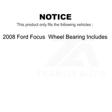 Charger l&#39;image dans la galerie, Front Rear Disc Brake Rotors Drum Kit For 2008 Ford Focus Wheel Bearing Includes