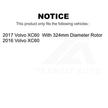 Load image into Gallery viewer, Front Rear Disc Brake Rotors Kit For Volvo XC60