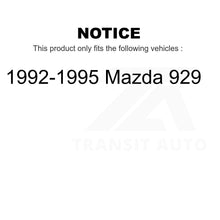 Charger l&#39;image dans la galerie, [Front+Rear] 1992-1995 Mazda 929 Premium OE Brake Rotor Kits For Max Braking