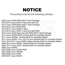 Charger l&#39;image dans la galerie, Front Brake Rotor Ceramic Pad Kit For Lexus IS350 IS200t GS350 IS300 GS430 GS460