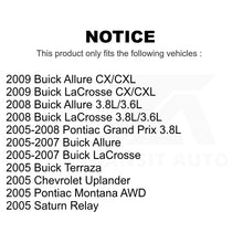 Charger l&#39;image dans la galerie, Front Brake Rotor Ceramic Pad Kit For Pontiac Grand Prix Buick LaCrosse Uplander