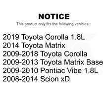Charger l&#39;image dans la galerie, Front Brake Rotor And Ceramic Pad Kit For Toyota Corolla Scion xD Matrix Pontiac