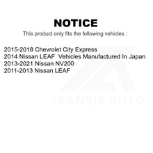 Charger l&#39;image dans la galerie, Front Brake Rotor &amp; Ceramic Pad Kit For Nissan NV200 LEAF Chevrolet City Express