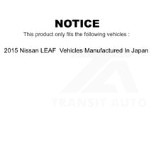 Charger l&#39;image dans la galerie, Front Brake Rotor Ceramic Pad Kit For Nissan LEAF Vehicles Manufactured In Japan