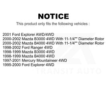 Load image into Gallery viewer, Front Brake Rotor &amp; Ceramic Pad Kit For Ford Ranger Explorer Mercury Mountaineer