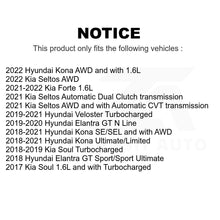 Charger l&#39;image dans la galerie, Front Brake Rotors Ceramic Pad Kit For Kia Soul Hyundai Kona Elantra GT Veloster