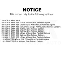 Charger l&#39;image dans la galerie, Front Brake Rotors Ceramic Pad Kit For BMW 328i xDrive 428i Gran Coupe 228i 330e