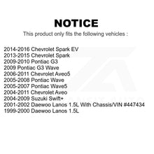 Charger l&#39;image dans la galerie, Front Brake Rotor &amp; Ceramic Pad Kit For Chevrolet Aveo Spark Aveo5 EV Pontiac G3