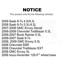 Charger l&#39;image dans la galerie, Front Brake Rotor Ceramic Pad Kit For Chevrolet Trailblazer GMC Envoy EXT XL SSR