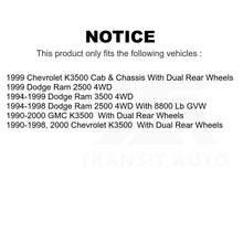 Charger l&#39;image dans la galerie, Front Brake Rotors &amp; Ceramic Pad Kit For Dodge Ram 2500 K3500 3500 Chevrolet GMC