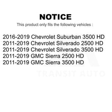 Charger l&#39;image dans la galerie, Front Brake Rotor And Ceramic Pad Kit For Chevrolet Silverado 2500 HD GMC Sierra