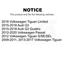 Charger l&#39;image dans la galerie, Front Brake Rotor &amp; Ceramic Pad Kit For Volkswagen Passat Tiguan Audi Q3 Quattro