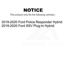 Load image into Gallery viewer, Front Brake Rotor &amp; Ceramic Pad Kit For Ford Police Responder Hybrid SSV Plug-In