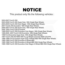 Charger l&#39;image dans la galerie, Front Brake Rotor &amp; Ceramic Pad Kit For Ford E-350 Super Duty E-250 Econoline HD