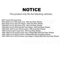 Charger l&#39;image dans la galerie, Front Brake Rotor Ceramic Pad Kit For Ford E-350 Super Duty Econoline Club Wagon