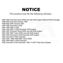 Charger l&#39;image dans la galerie, Front Brake Rotor &amp; Ceramic Pad Kit For Chevrolet C1500 GMC Tahoe Suburban Yukon