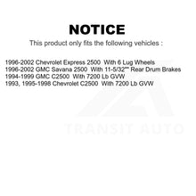 Charger l&#39;image dans la galerie, Front Brake Rotors &amp; Ceramic Pad Kit For Chevrolet C2500 Express 2500 GMC Savana