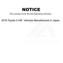 Charger l&#39;image dans la galerie, Front Brake Rotor Ceramic Pad Kit For Toyota C-HR Vehicles Manufactured In Japan