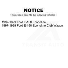 Charger l&#39;image dans la galerie, Rear Brake Drum Shoes Kit For 1997-1999 Ford E-150 Econoline Club Wagon