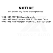 Load image into Gallery viewer, Rear Brake Drum Shoes Kit For Jeep Wrangler Cherokee