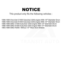 Load image into Gallery viewer, Rear Brake Drum Shoes Kit For Chevrolet K1500 Suburban C1500 GMC P2500