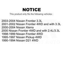 Load image into Gallery viewer, Rear Brake Drum Shoes Kit For Nissan Frontier Xterra Pickup D21