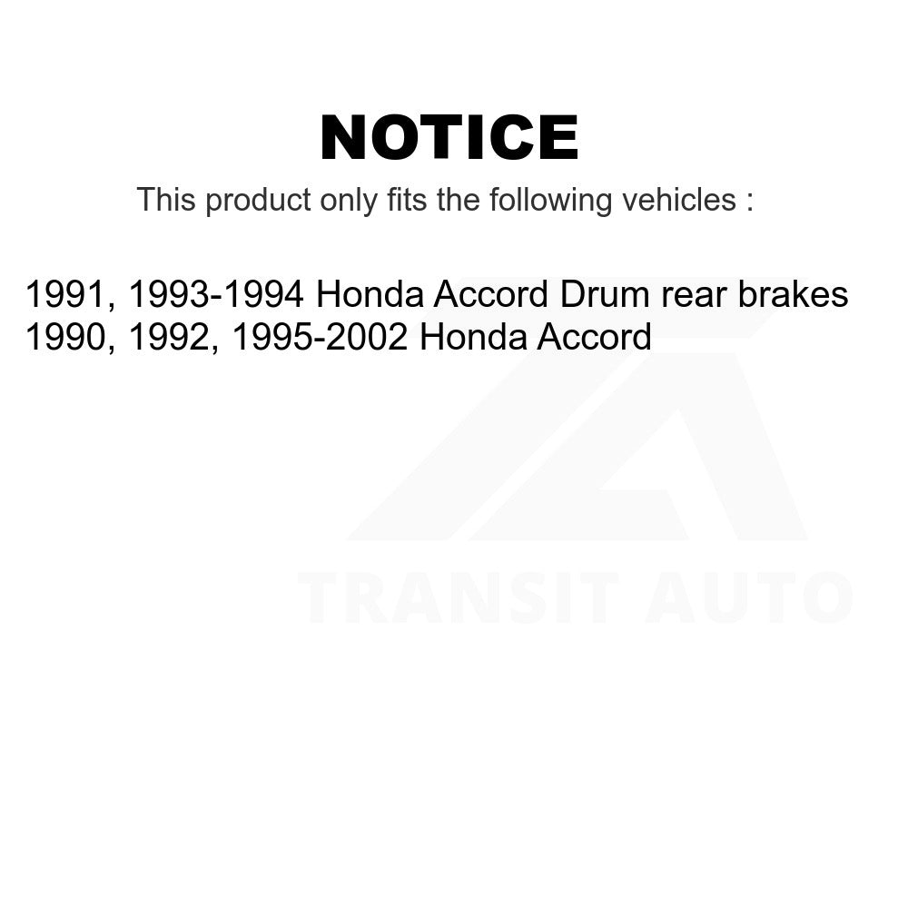 Rear Brake Drum Shoes Kit For Honda Accord