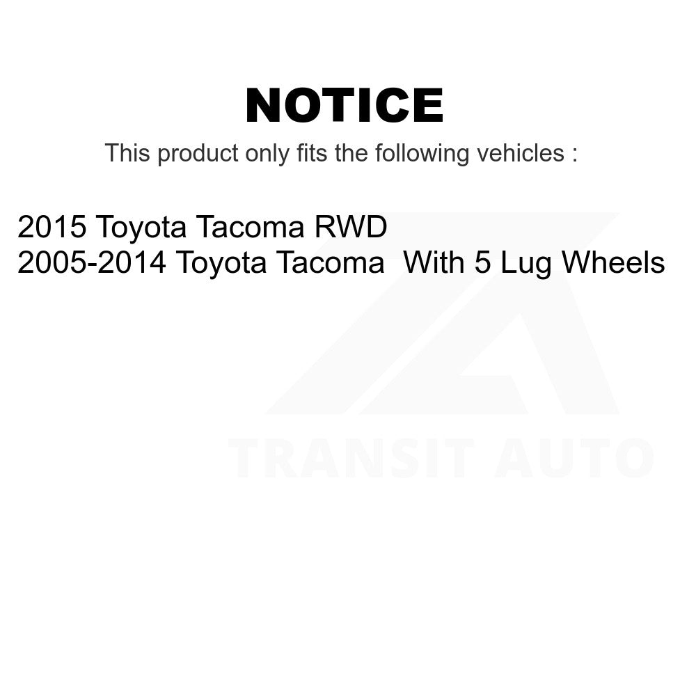 Rear Brake Drum Shoes Kit For Toyota Tacoma