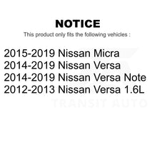 Charger l&#39;image dans la galerie, Rear Brake Drum Shoes Kit For Nissan Versa Note Micra