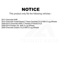 Charger l&#39;image dans la galerie, Rear Brake Drum Shoes Kit For Chevrolet Cobalt HHR Pontiac G5