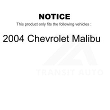 Charger l&#39;image dans la galerie, Rear Brake Drum Shoes Spring And Cylinders Kit For 2004 Chevrolet Malibu