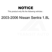 Load image into Gallery viewer, Rear Brake Drum Shoes Spring And Cylinders Kit For 2003-2006 Nissan Sentra 1.8L