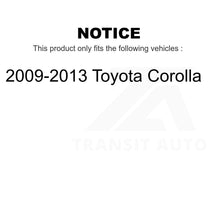 Charger l&#39;image dans la galerie, Rear Brake Drum Shoes Spring And Cylinders Kit For 2009-2013 Toyota Corolla